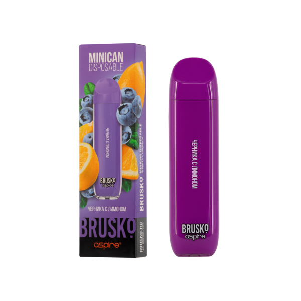 Электронка Brusko Minican Черника С Лимоном (1500 Затяжек) в Нижнем Новгороде