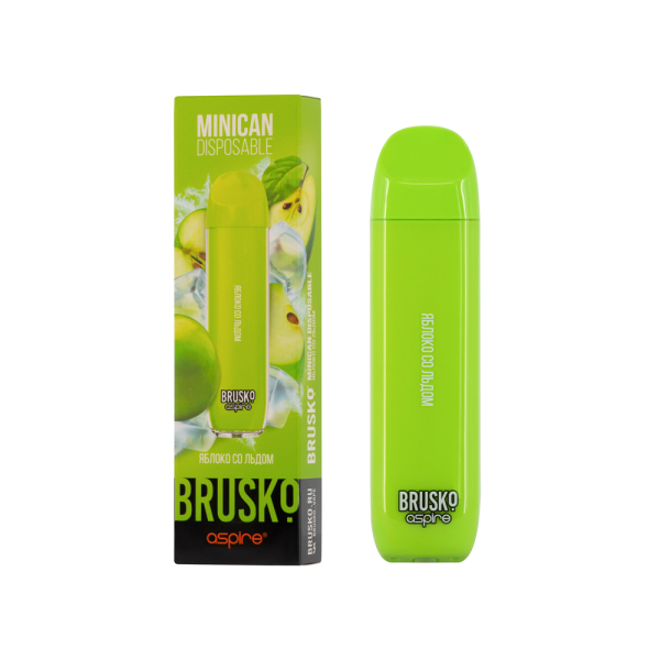 Электронка Brusko Minican Яблоко Со Льдом (1500 Затяжек) в Нижнем Новгороде
