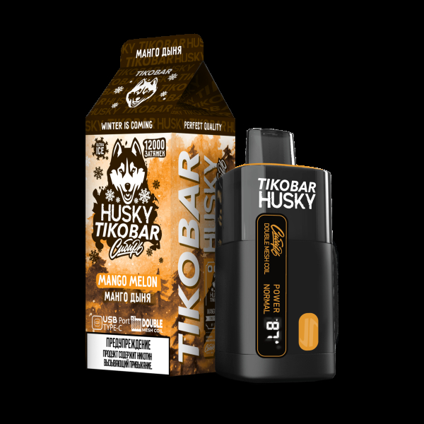 Электронка Tikobar Husky Сибирь Манго Дыня 12000 Затяжек в Нижнем Новгороде