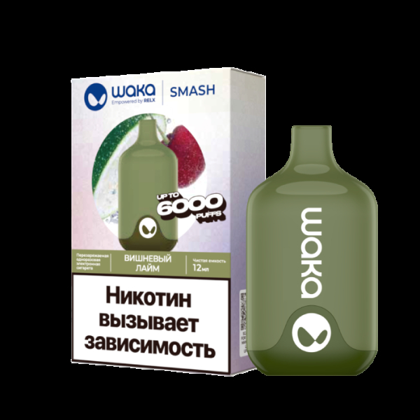 Электронка Waka Вишнёвый Лайм (6000 Затяжек) в Нижнем Новгороде