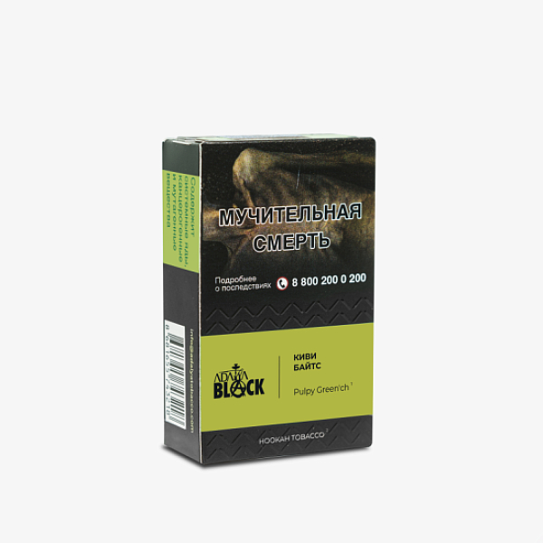 Табак Adalya Black Pulpy Green'ch Киви Байтс (Киви)  Aтп 20 грамм в Нижнем Новгороде
