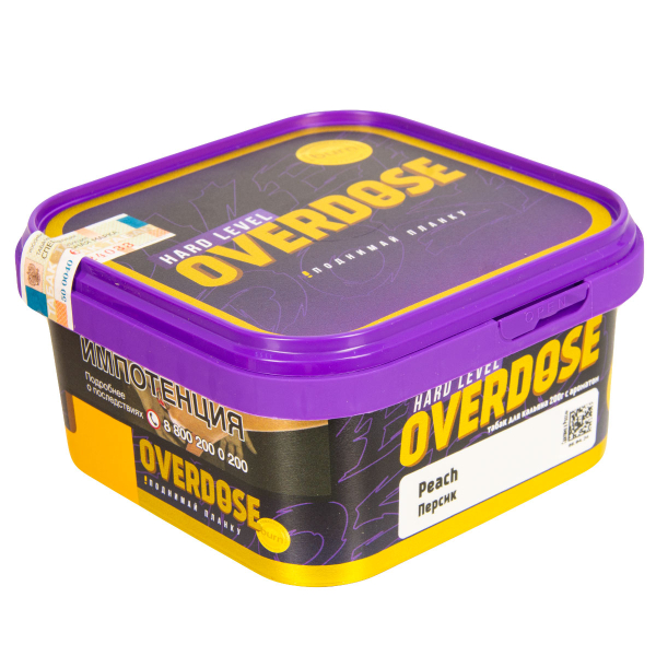 Табак Overdose Peach  200 грамм в Нижнем Новгороде