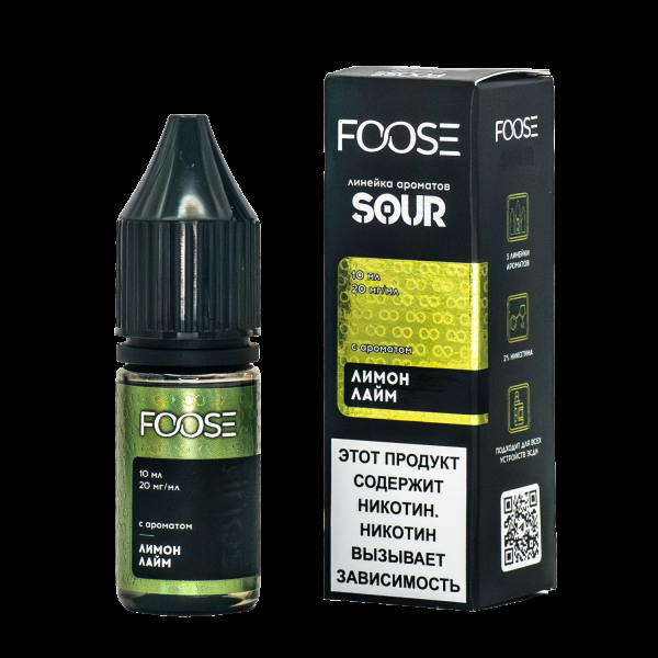 Жидкость Foose Sour Лимон Лайм 10 Мл в Нижнем Новгороде