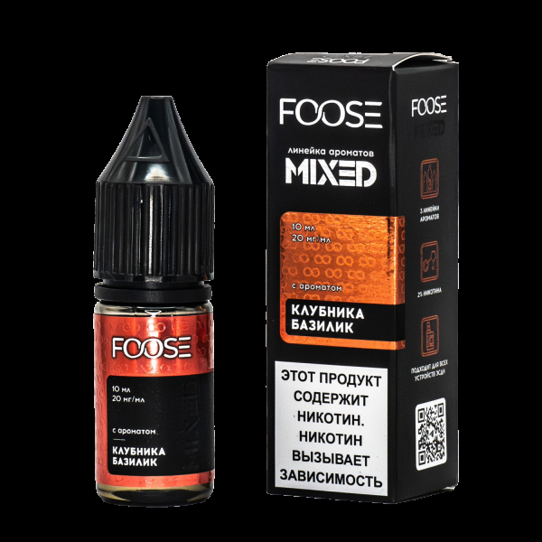 Жидкость Foose Mixed Клубника Базилик 10 Мл в Нижнем Новгороде