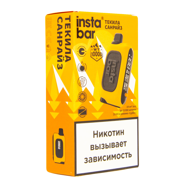 Электронка Plonq Instabar Текила Санрайз (10000 Затяжек) 20 Мг в Нижнем Новгороде