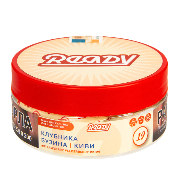 Табак Ready  №19 Strawberry, Elderberry, Kiwi 100 грамм в Нижнем Новгороде