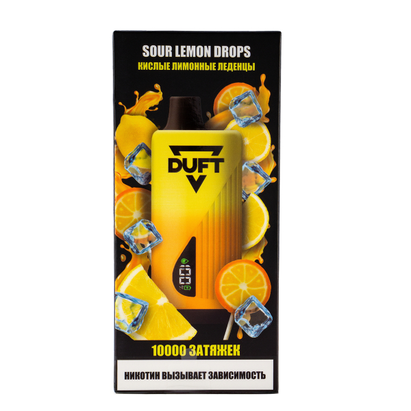 Электронка Duft Sour Lemon Drops (10000 Затяжек) в Нижнем Новгороде