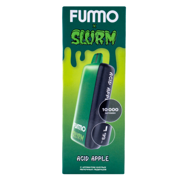 Электронка Fummo Indic Slurm Кислые Яблочные Леденцы (10 000 Затяжек) в Нижнем Новгороде