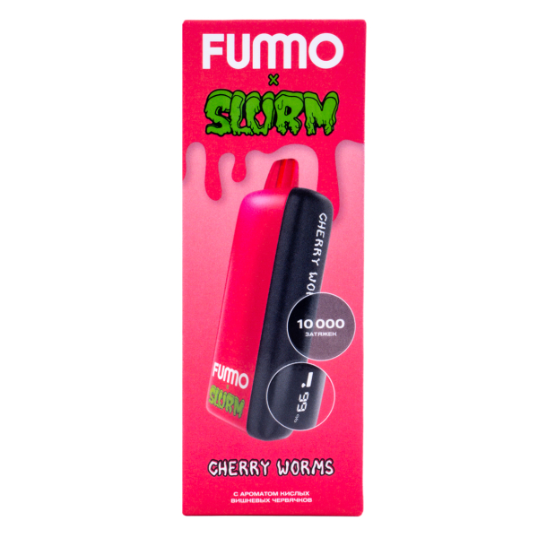 Электронка Fummo Indic Slurm Кислые Вишневые Червячки (10 000 Затяжек) в Нижнем Новгороде