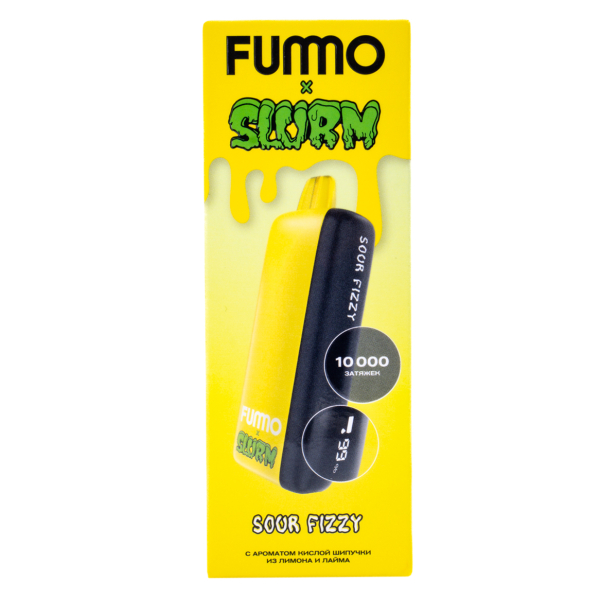 Электронка Fummo Indic Slurm Кислая Шипучка Из Лимона И Лайма (10 000 Затяжек) в Нижнем Новгороде