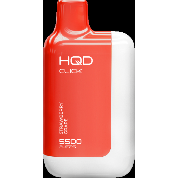 POD-система Hqd Click Устройство + Картридж Клубника Виноград (5500 Затяжек) в Нижнем Новгороде