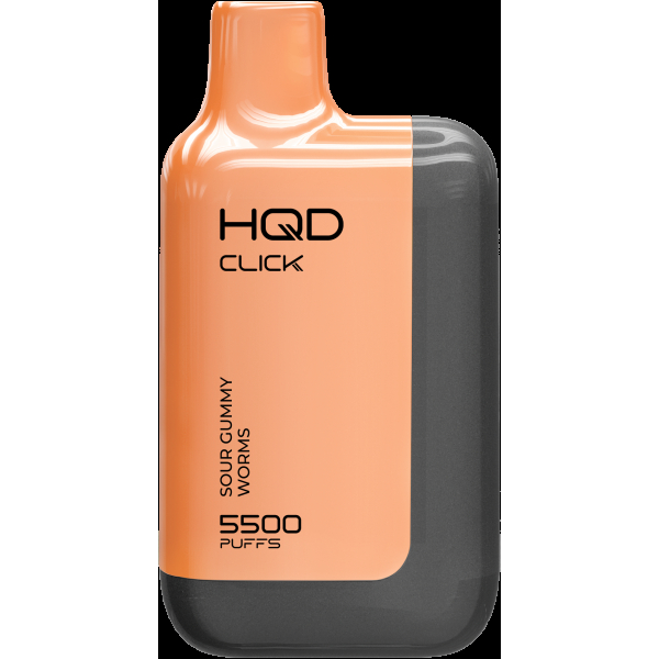 POD-система Hqd Click Устройство + Картридж Кислые Мармеладные Червячки (5500 Затяжек) в Нижнем Новгороде