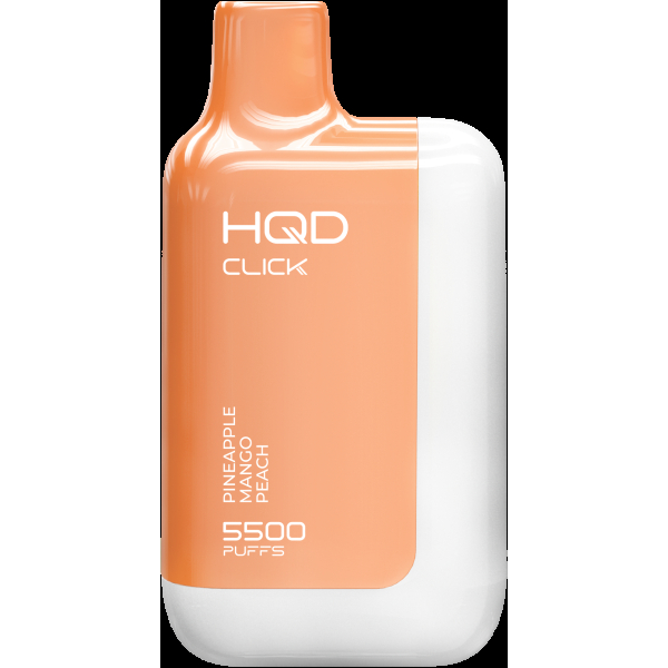 POD-система Hqd Click Устройство + Картридж Ананас Манго Персик (5500 Затяжек) в Нижнем Новгороде