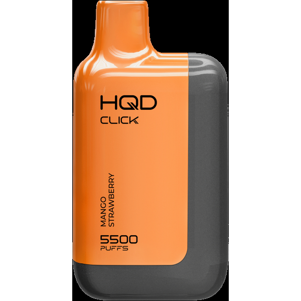POD-система Hqd Click Устройство + Картридж Манго Клубника (5500 Затяжек) в Нижнем Новгороде