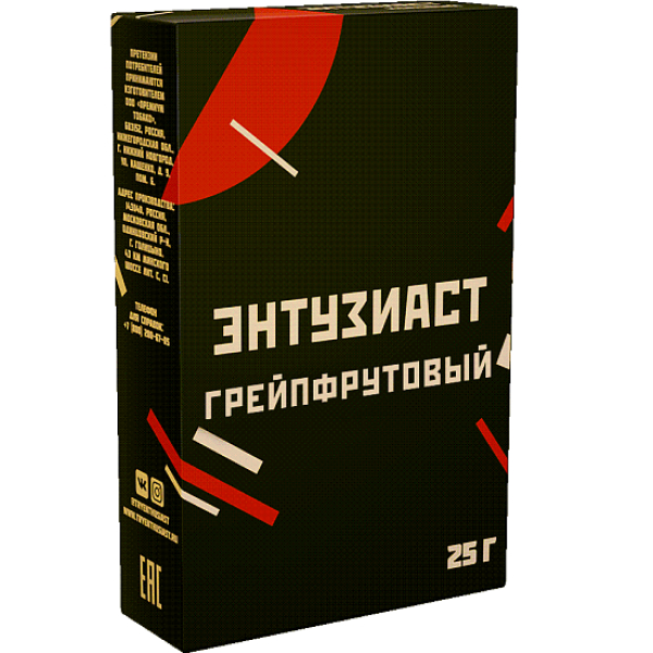 Табак Энтузиаст Грейпфрутовый  25 грамм в Нижнем Новгороде