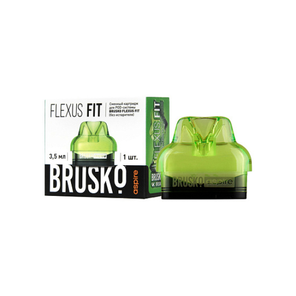 Сменный Картридж Brusko Flexus Fit (Зеленый) 3,5 Мл, Упак. 1 Шт в Нижнем Новгороде