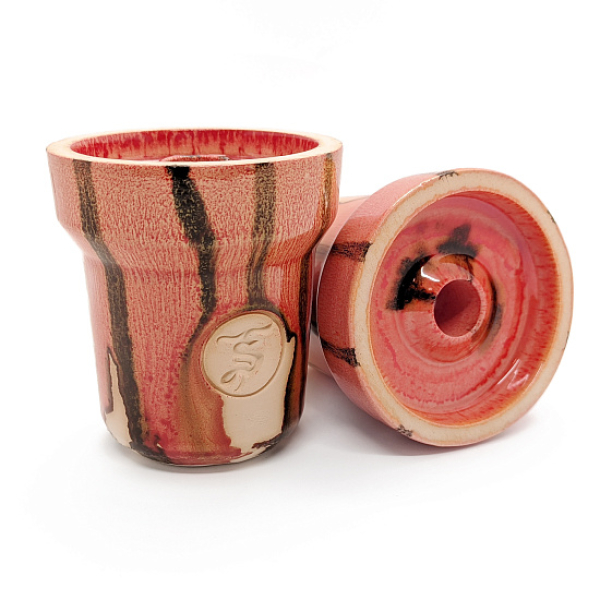 Чаша St Bowls Phunnel Glaze Красная С Полосками в Нижнем Новгороде
