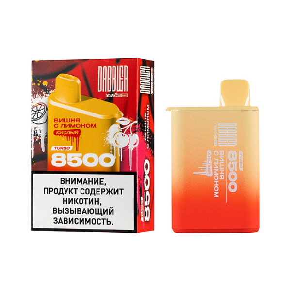 Электронка Dabbler Turbo Вишня С Лимоном 8500 затяжек в Нижнем Новгороде