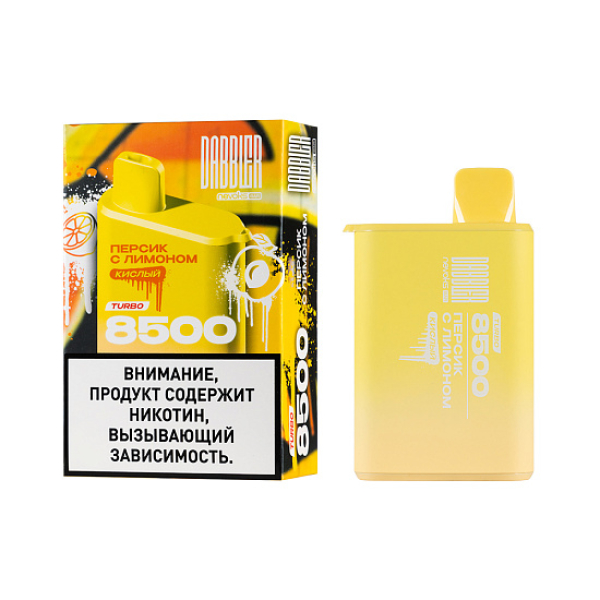 Электронка Dabbler Turbo Персик С Лимоном 8500 затяжек в Нижнем Новгороде