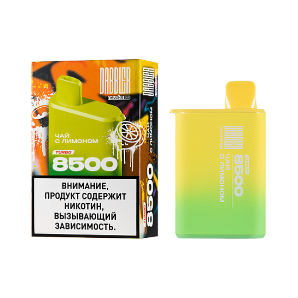 Электронка Dabbler Turbo Чай С Лимоном 8500 затяжек в Нижнем Новгороде