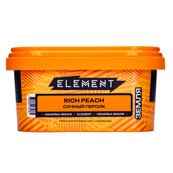 Табак Element Земля Rich Peach 200 грамм в Нижнем Новгороде
