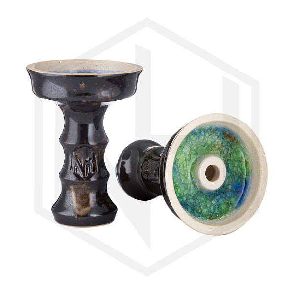 Чаша Nejn Lotus Glaze Black Черная для кальяна в Нижнем Новгороде