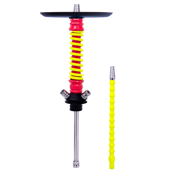 Кальян Mamay Customs Coilovers Mini Розово Жёлтый Флюр в Нижнем Новгороде