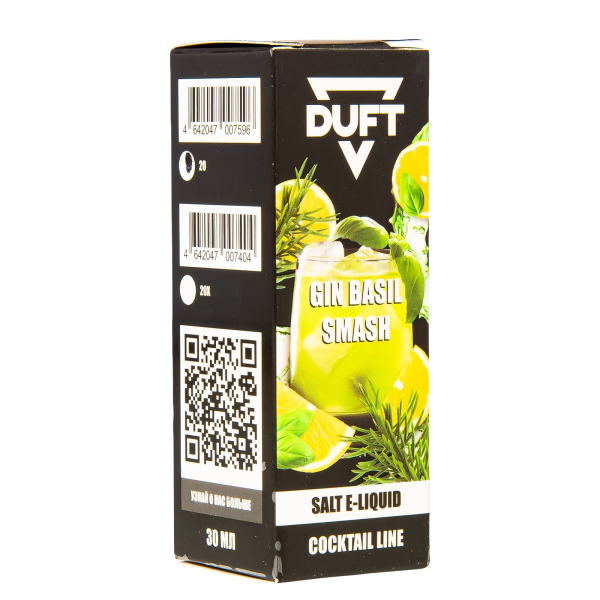 Жидкость Duft Cocktails Line Salt Gin Basil Smash 30 Мл в Нижнем Новгороде
