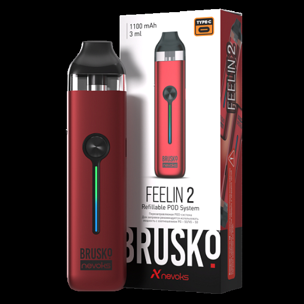 POD-система Brusko Feelin 2 Малиновый в Нижнем Новгороде