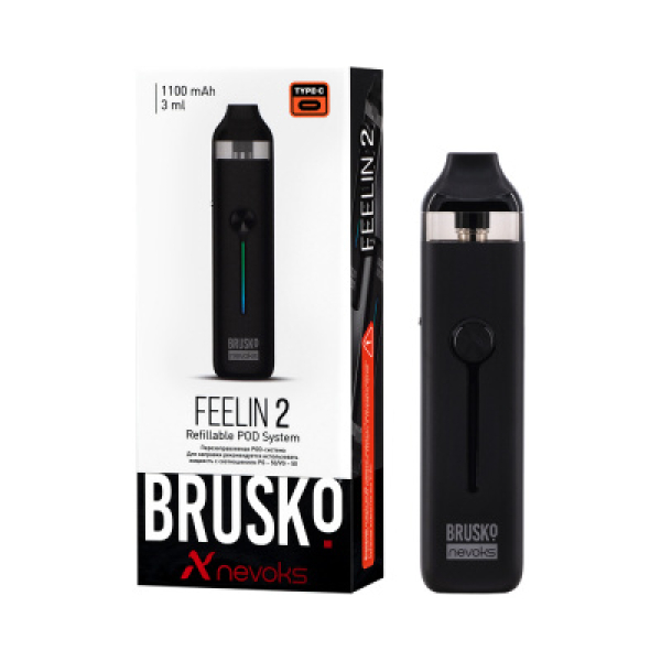POD-система Brusko Feelin 2 Черный в Нижнем Новгороде