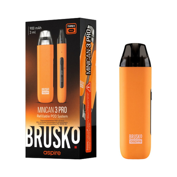 POD-система Brusko Minican 3 Pro оранжевый в Нижнем Новгороде