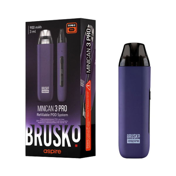 POD-система Brusko Minican 3 Pro фиолетовый в Нижнем Новгороде