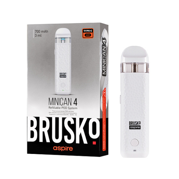 POD-система Brusko Minican 4 Белый в Нижнем Новгороде