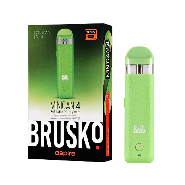 POD-система Brusko Minican 4 Зелёный в Нижнем Новгороде