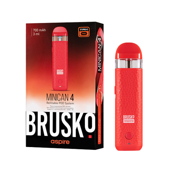 POD-система Brusko Minican 4 Красный в Нижнем Новгороде