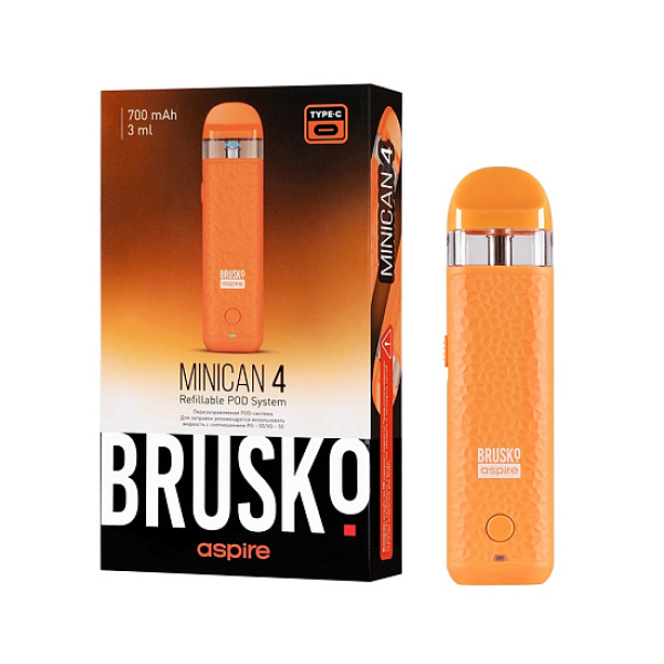 POD-система Brusko Minican 4 Оранжевый в Нижнем Новгороде