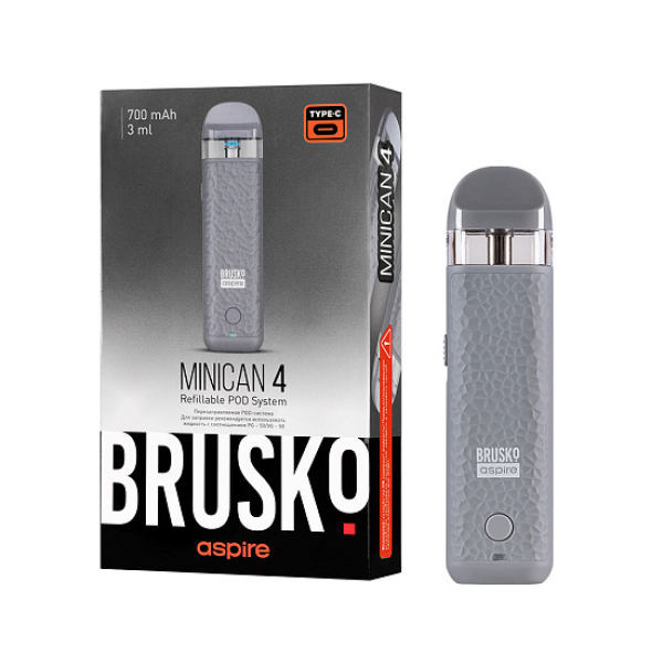 POD-система Brusko Minican 4 Серый в Нижнем Новгороде