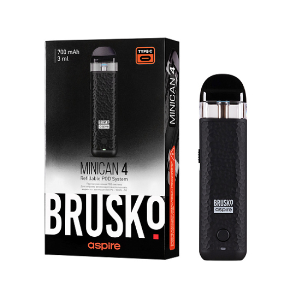 POD-система Brusko Minican 4 Черный в Нижнем Новгороде