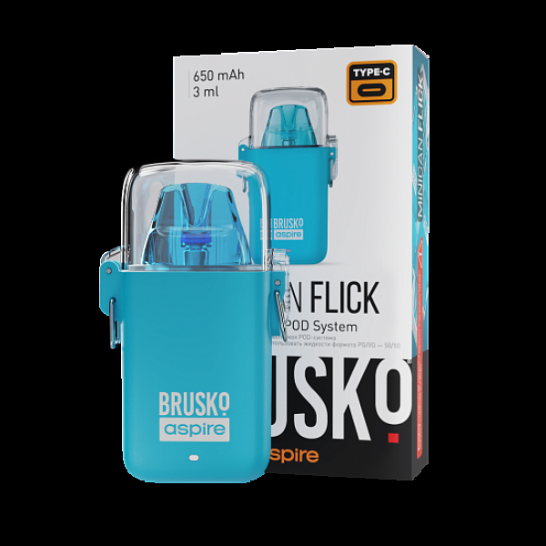 POD-система Brusko Minican Flick Голубой в Нижнем Новгороде
