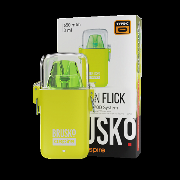 POD-система Brusko Minican Flick Жёлтый в Нижнем Новгороде