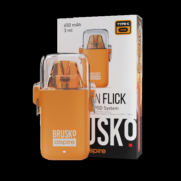 POD-система Brusko Minican Flick Оранжевый в Нижнем Новгороде