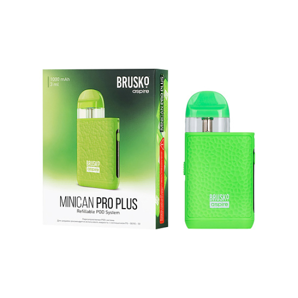 POD-система Brusko Minican Pro Plus Зеленый в Нижнем Новгороде