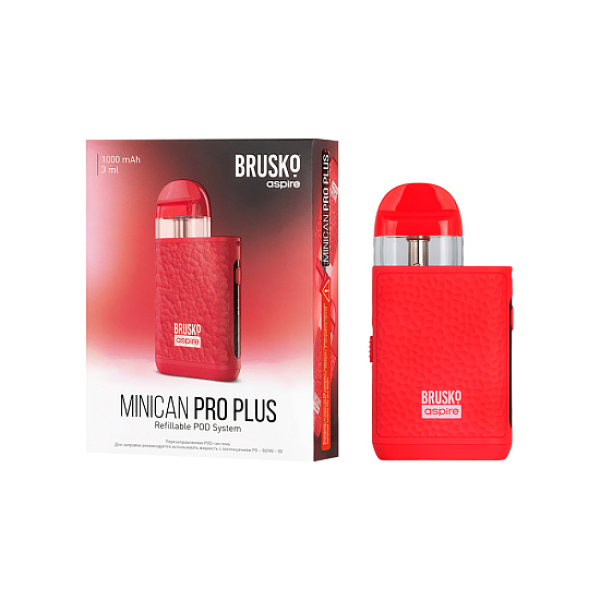 POD-система Brusko Minican Pro Plus Красный в Нижнем Новгороде