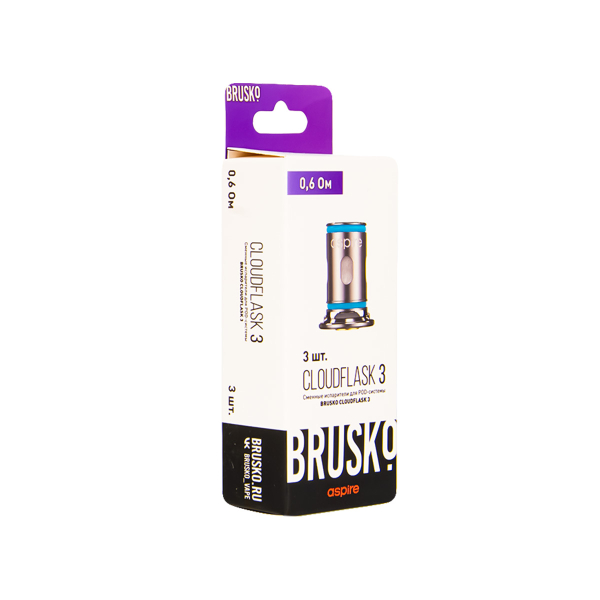 Испаритель Brusko Cloudflask 3 0.6 Ом 3 шт в Нижнем Новгороде