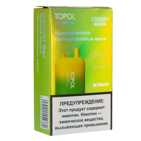 Электронка Topol Gemini Bar Strong Mohito | Spiced Salt Mango 10000 тяг в Нижнем Новгороде