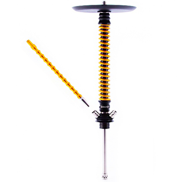 Кальян Mamay Customs V3  Coilovers Черный Gold Anod в Нижнем Новгороде