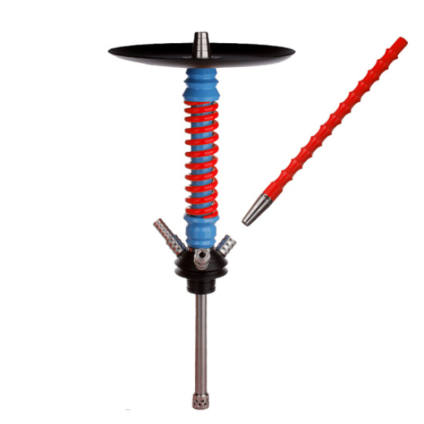 Кальян Mamay Customs V3  Coilovers Mini Голубой Красный в Нижнем Новгороде