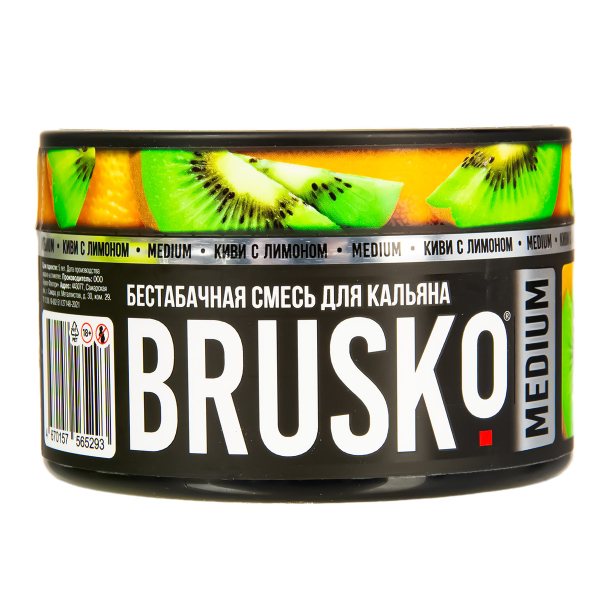 Бестабачная смесь Brusko Medium Киви С Лимоном 250 грамм в Нижнем Новгороде