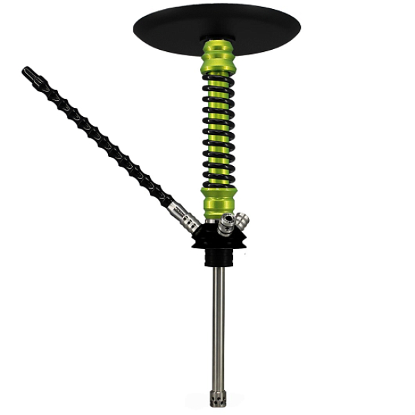Кальян Mamay Customs V3  Coilovers Mini Салатовый Лак Черный в Нижнем Новгороде