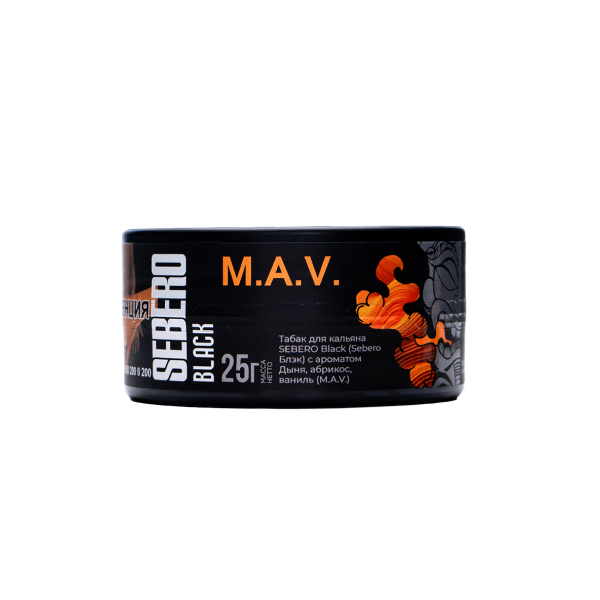 Табак Sebero Black Black M.a.v. 25 грамм в Нижнем Новгороде